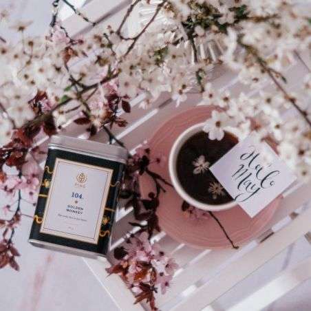 104.Golden Monkey Piag Tea- Czarna herbata Yunnan o niespotykanej historii, wyglądzie i aromacie 100 g puszka Piag the fresh Tea