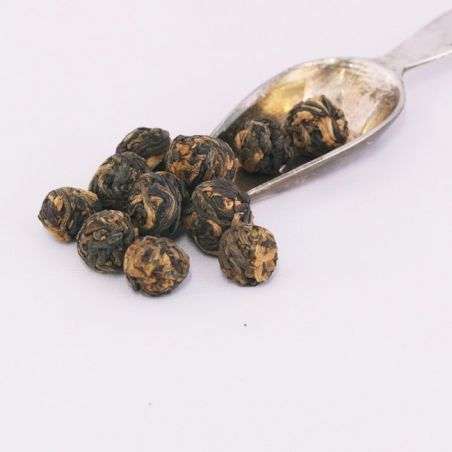 106. Black Dragon Pearls (100g) - black tea rolled into balls - PIAG The Fresh Tea Art&Craft Piag the fresh Tea - 1