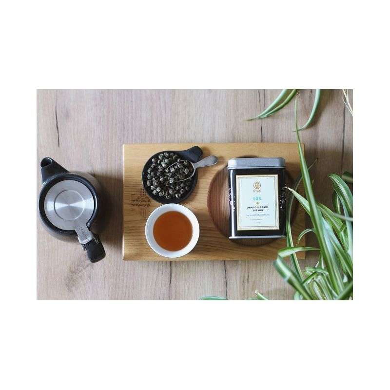 408.Dragon Pearl Jasmin(100g) - green jasmine tea rolled in pearls - PiAG The Fresh Tea Art&Craft Piag the fresh Tea - 1