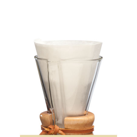 Chemex Filtry Papierowe Okrągłe 3 Filiżanki FP2 Do Złożenia