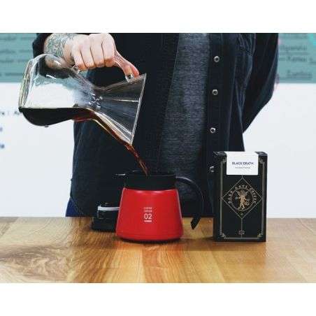 Hario Insulated Stainless Steel Server V60-02 - Czerwony - 600ml