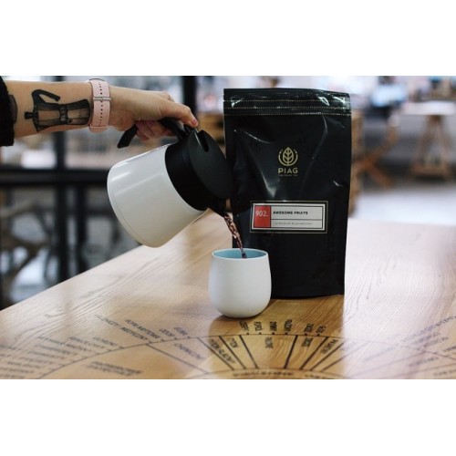 Hario Insulated Stainless Steel Server V60-02 - Biały - 600ml - zdjęcie 2