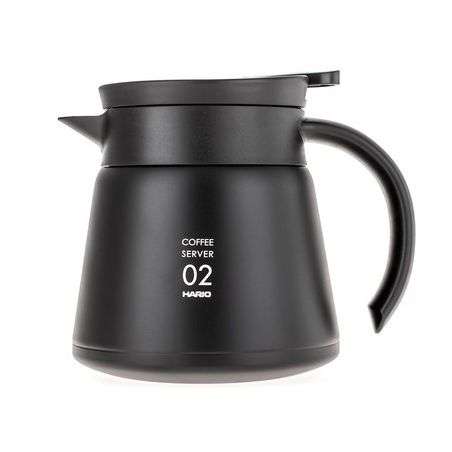 Hario Insulated Stainless Steel Server V60-02 - Czarny - 600ml