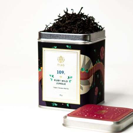 109.Ruby Wild Jungle Piag Tea- Tajwańska czarna herbata uznana za jedną z najsmacznieszych herbat 50g puszka Piag the fresh Tea 