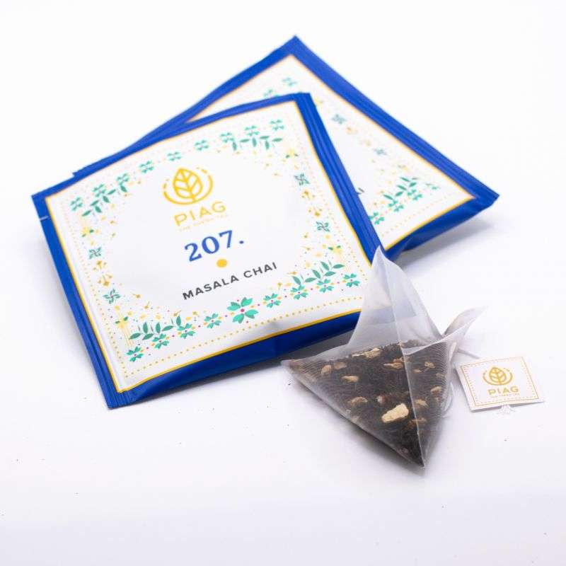 207.Masala Chai 50ct - Black tea with spices and orange peel PIAG The Fresh Tea Piag the fresh Tea - 3