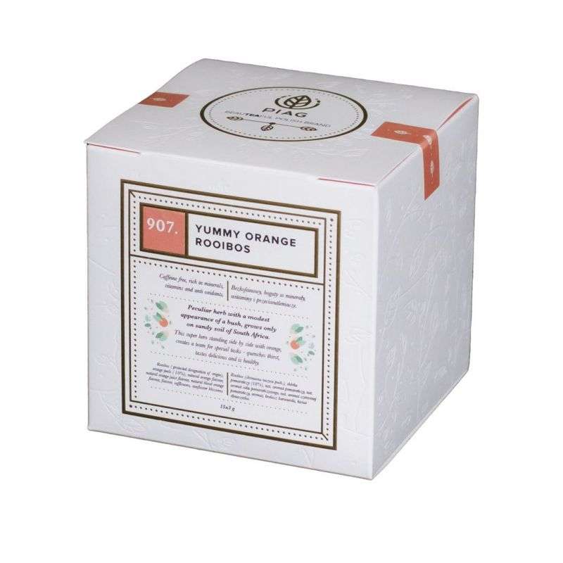 PIAG 15ct- 907.Yummy Orange Rooibos CN:21069092450 Piag the fresh Tea - 4 PIAG 15ct- 907.Yummy Orange Rooibos CN:21069092450 Piag the fresh Tea - 4