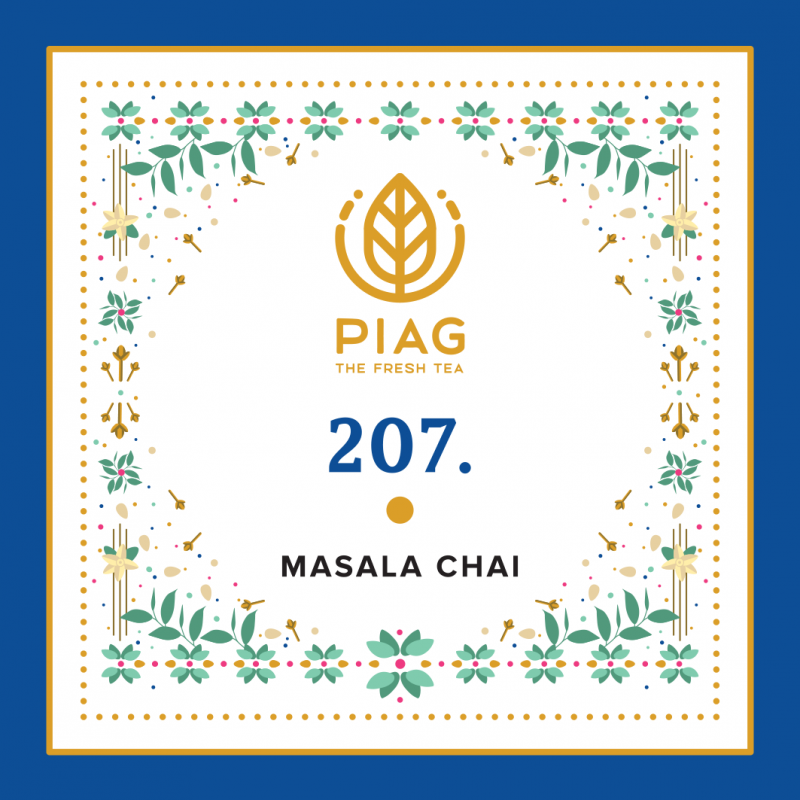 207.Masala Chai 50ct - Black tea with spices and orange peel PIAG The Fresh Tea Piag the fresh Tea - 6 207.Masala Chai 50ct - Black tea with spices and orange peel PIAG The Fresh Tea Piag the fresh Tea - 6