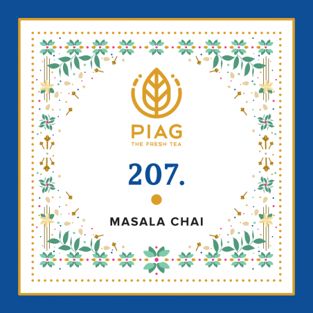 207.Masala Chai 50ct - Black tea with spices and orange peel PIAG The Fresh Tea Piag the fresh Tea - 6