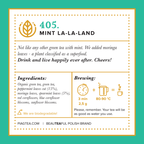 405. Mint La La Land Piag Tea - zdjęcie 2