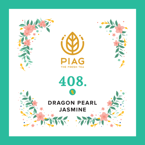 408.Dragon Pearl Jasmin 50ct - Green Jasmine Pearls PIAG The Fresh Tea Piag the fresh Tea - 5