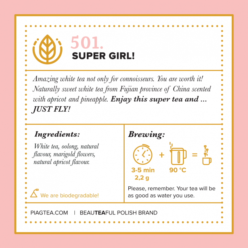 501.Super Girl 50ct-white tea / PIAG The Fresh Tea Piag the fresh Tea - 4