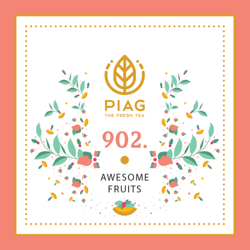 902. Awesome Fruits 50ct -fruits tea blend/ PIAG The Fresh Tea Piag the fresh Tea - 6