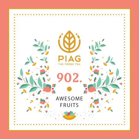 902. Awesome Fruits 50ct -fruits tea blend/ PIAG The Fresh Tea Piag the fresh Tea - 6