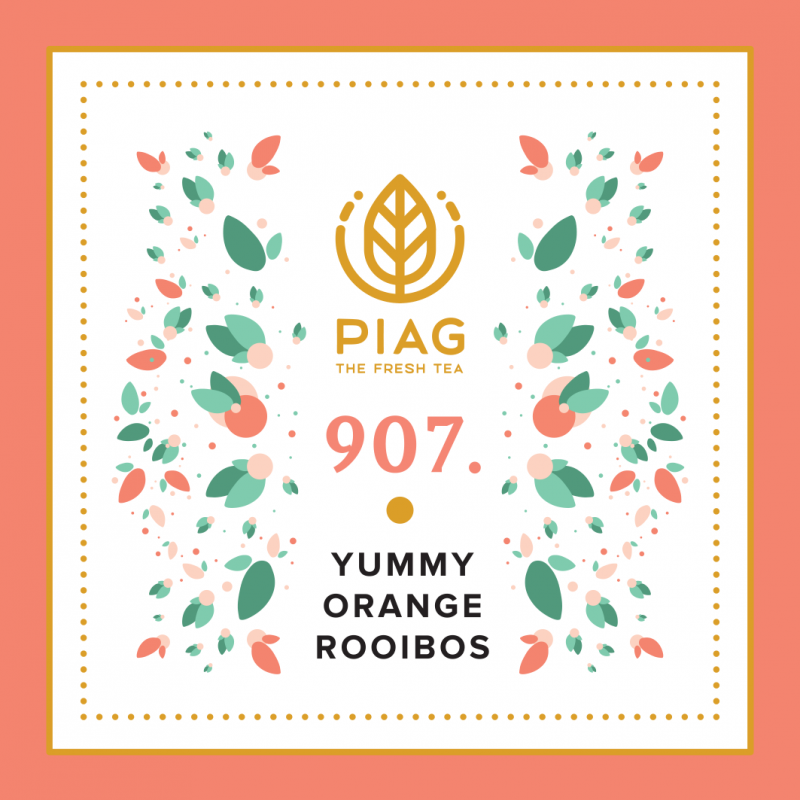 907.Yummy Orange Rooibos 50 ct - Piag The Fresh Tea Piag the fresh Tea - 5 907.Yummy Orange Rooibos 50 ct - Piag The Fresh Tea Piag the fresh Tea - 5