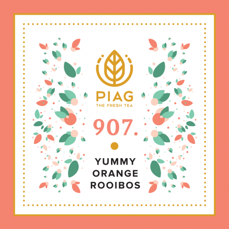907.Yummy Orange Rooibos  50 ct - Piag The Fresh Tea Piag the fresh Tea - 5