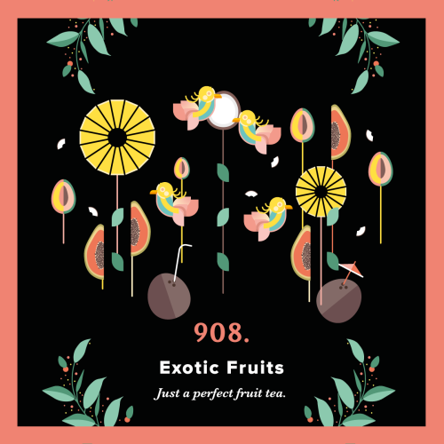 908.Exotic Fruits Piag Tea- 250 g torba  CN:21069098550 Piag the fresh Tea - 1