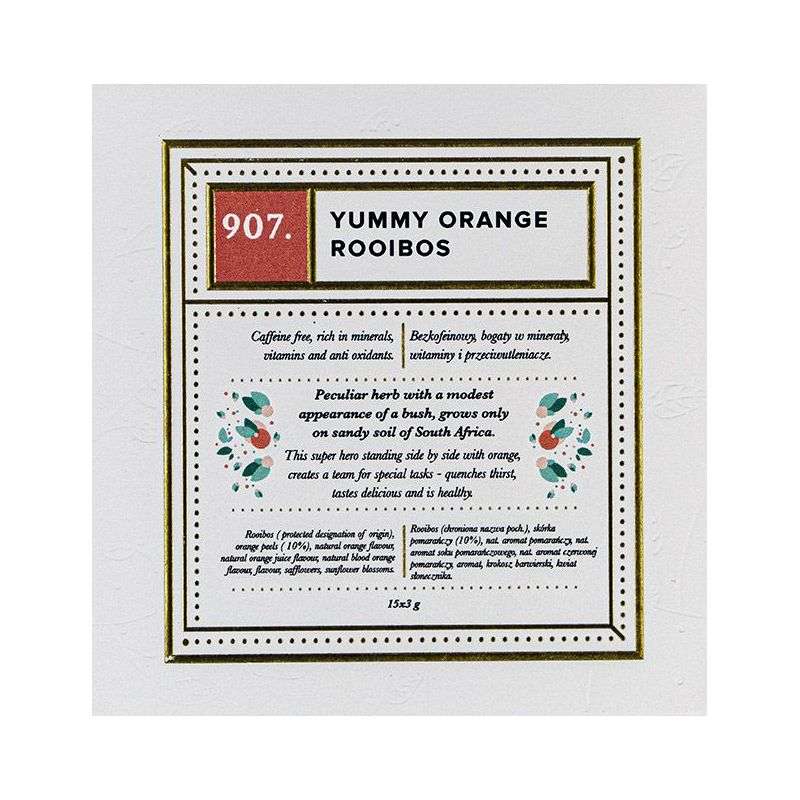 907.Yummy Orange Rooibos 15ct - Piag The Fresh Tea Piag the fresh Tea - 8