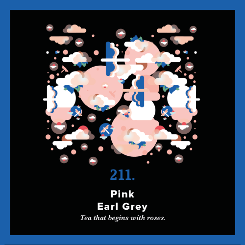 211.Pink Earl Grey Piag Tea- 250 g torba Piag the fresh Tea - 1