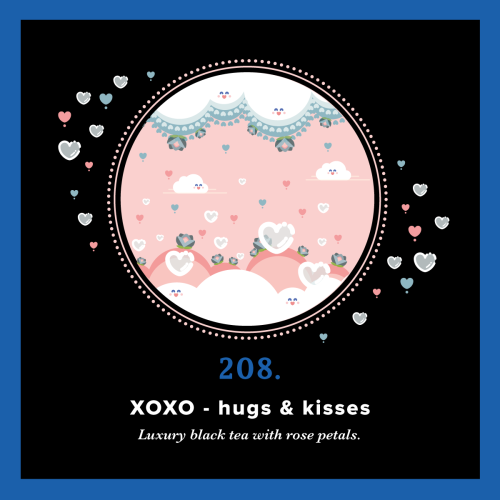 208.XOXO- Hugs & Kisses Piag Tea- 250 g torba Piag the fresh Tea - 1