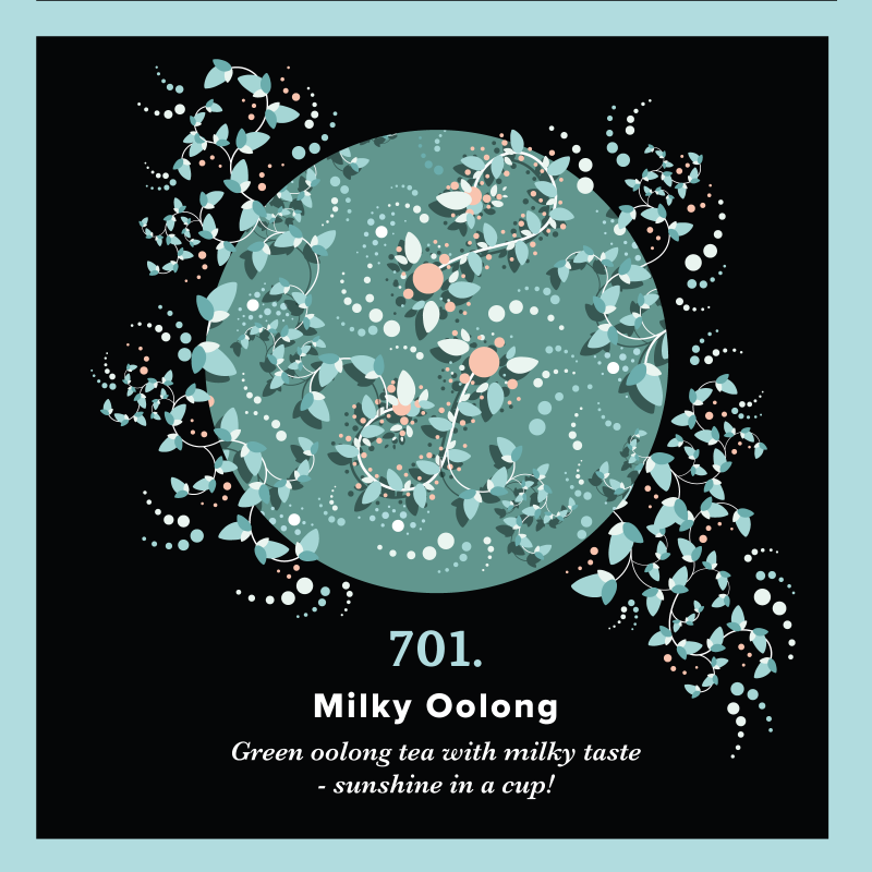701. Milky Oolong (250g) - green oolong with a lurid vanilla and milk flavor - PIAG The Fresh Tea Piag the fresh Tea - 1 701. Milky Oolong (250g) - green oolong with a lurid vanilla and milk flavor - PIAG The Fresh Tea Piag the fresh Tea - 1