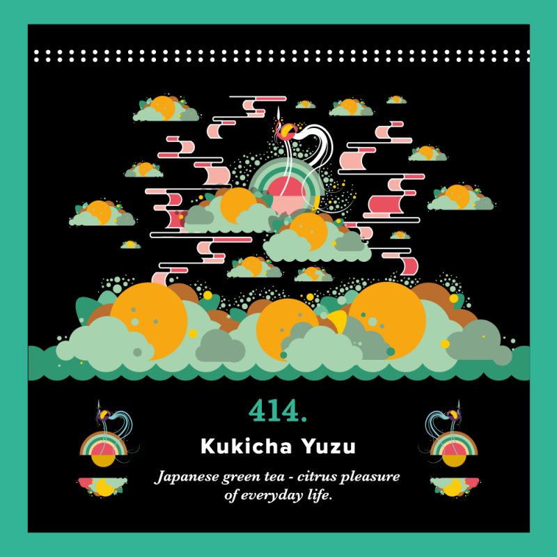 414.Kukicha Yuzu Piag Tea- 250 g torba Piag the fresh Tea - 1