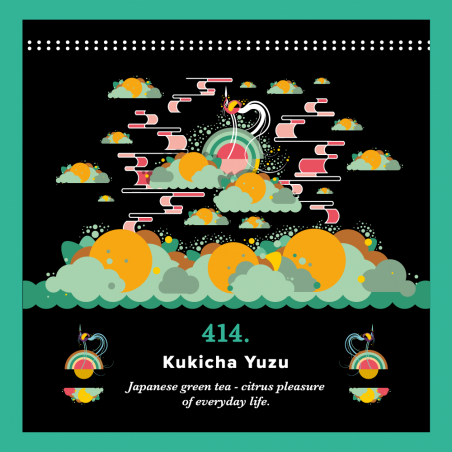 414.Kukicha Yuzu Piag Tea- 250 g torba Piag the fresh Tea - 1