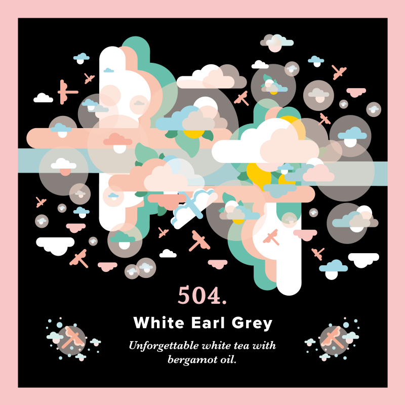 504. White Earl Grey Piag Tea- 150 g torba Piag the fresh Tea - 1
