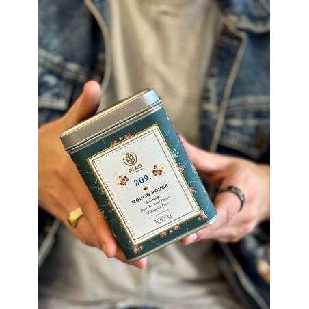 209. Moulin Rouge (100g) - A spectacular show of black tea, sweet papaya and enchanting roses - PIAG The Fresh Tea Piag the fres