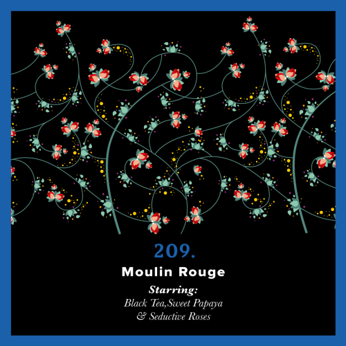 copy of 209. Moulin Rouge (100g) - A spectacular show of black tea, sweet papaya and enchanting roses - PIAG The Fresh Tea Piag 