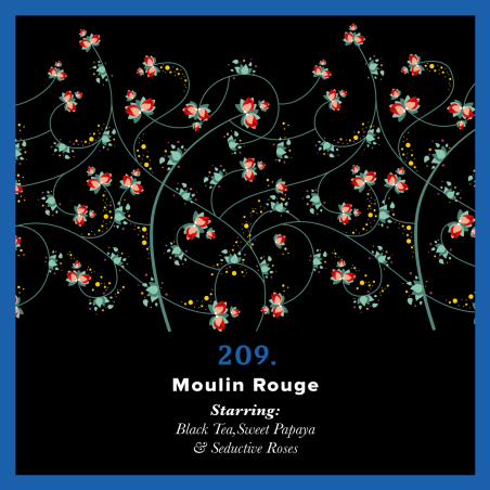copy of 209. Moulin Rouge (100g) - A spectacular show of black tea, sweet papaya and enchanting roses - PIAG The Fresh Tea Piag 