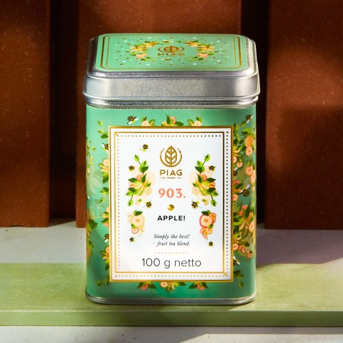 903.Apple Piag Tea- 100 g puszka CN:21069092450 Piag the fresh Tea - 1