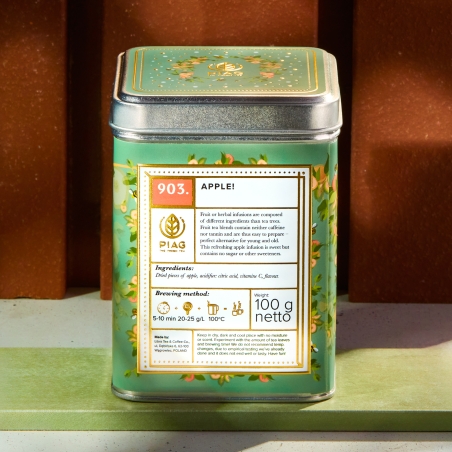 903.Apple Piag Tea- 100 g puszka CN:21069092450 Piag the fresh Tea - 2