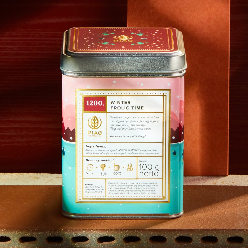 1200. Winter Frolic Time (100g) - fruity with roots- PIAG The Fresh Tea Piag the fresh Tea - 1