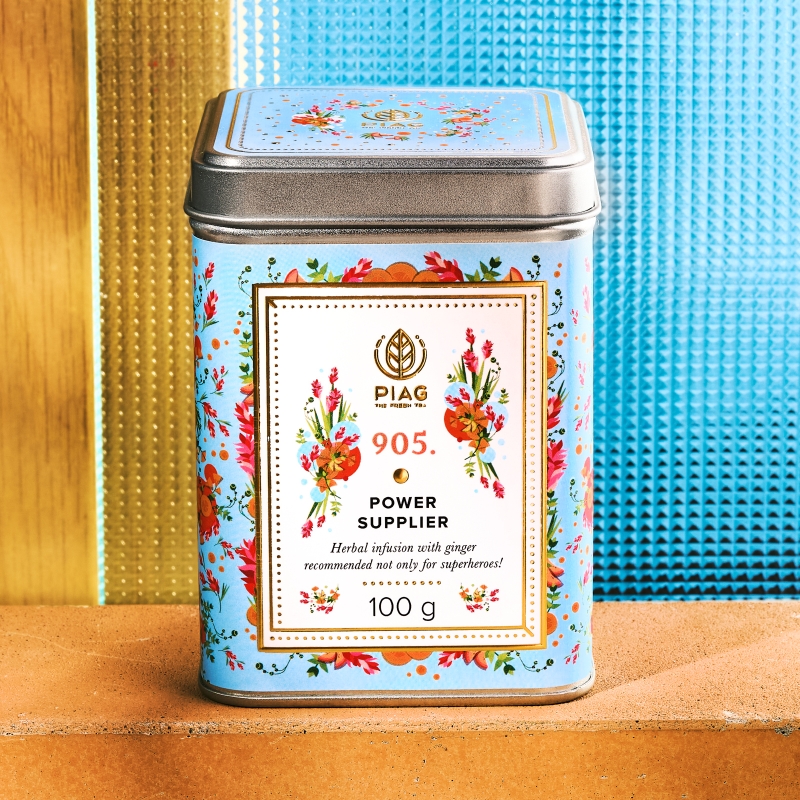 905. Power Supplier(100g) - herbal infusion not only for superheroes - PIAG The Fresh Tea Piag the fresh Tea - 1