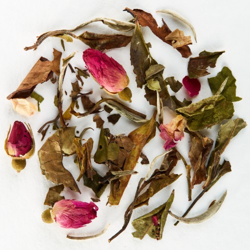 502. Pai Mu Tan with Roses Piag Tea- 5 g sample ( torebka) Piag the fresh Tea - 1