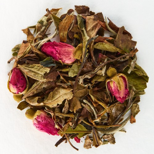 502. Pai Mu Tan with Roses Piag Tea- 50 g depozyt ( uzupełnienie puszki - torebka) Piag the fresh Tea - 1