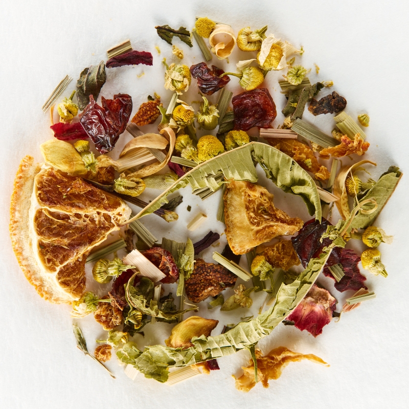 906.Chamomile Blues Piag Tea- 100 g depozyt ( uzupełnienie puszki - torebka)  CN:21069092450 Piag the fresh Tea - 2
