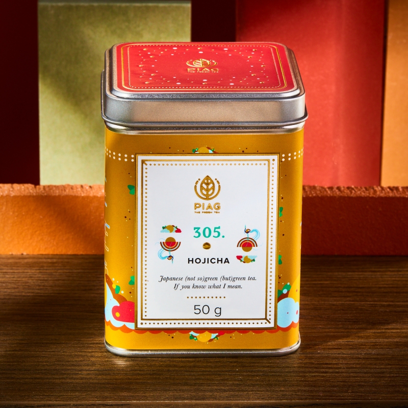 305.Hojicha Piag Tea- 50 g puszka Piag the fresh Tea - 2 305.Hojicha Piag Tea- 50 g puszka Piag the fresh Tea - 2