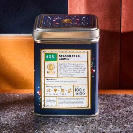 408.Dragon Pearl Jasmin(100g) - green jasmine tea rolled in pearls - PiAG The Fresh Tea Art&Craft Piag the fresh Tea - 3