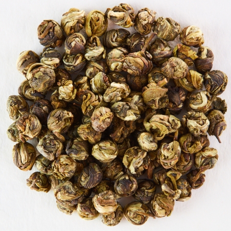 408.Dragon Pearl Jasmin 50ct - Green Jasmine Pearls PIAG The Fresh Tea Piag the fresh Tea - 7