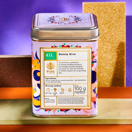 411.Gosip Girl ( puszka 100 g ) Piag The Fresh Tea Piag the fresh Tea - 3