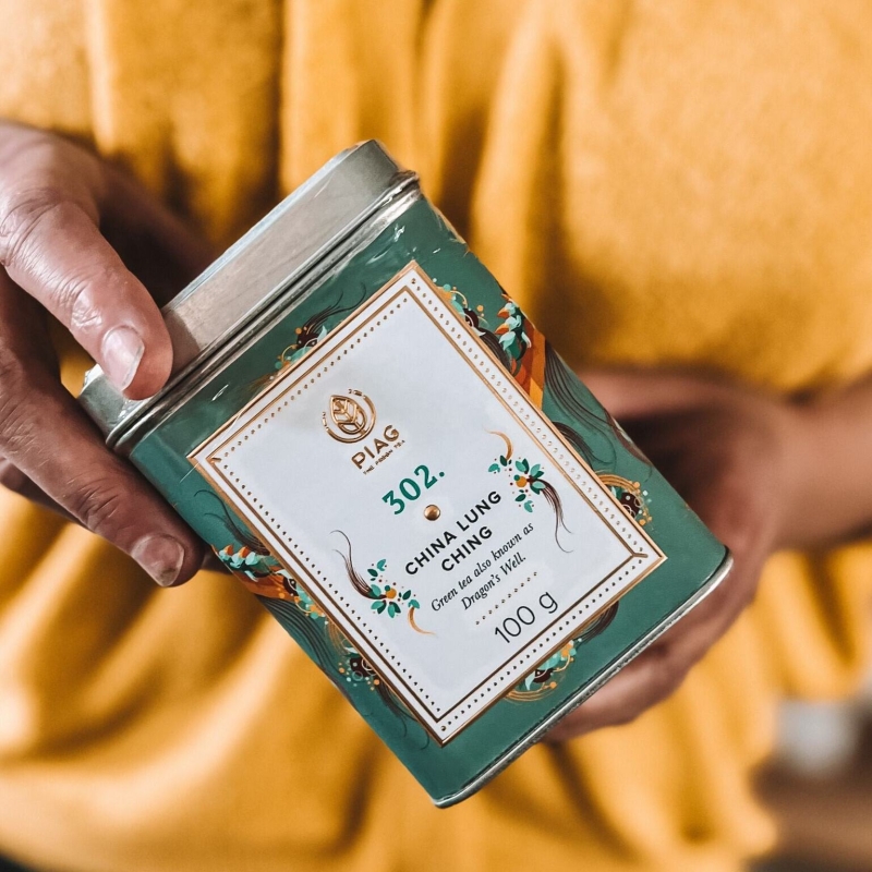 302. China Lung Ching (100g) - Chinese green tea Dragon's Well - PIAG The Fesh Tea Piag the fresh Tea - 2