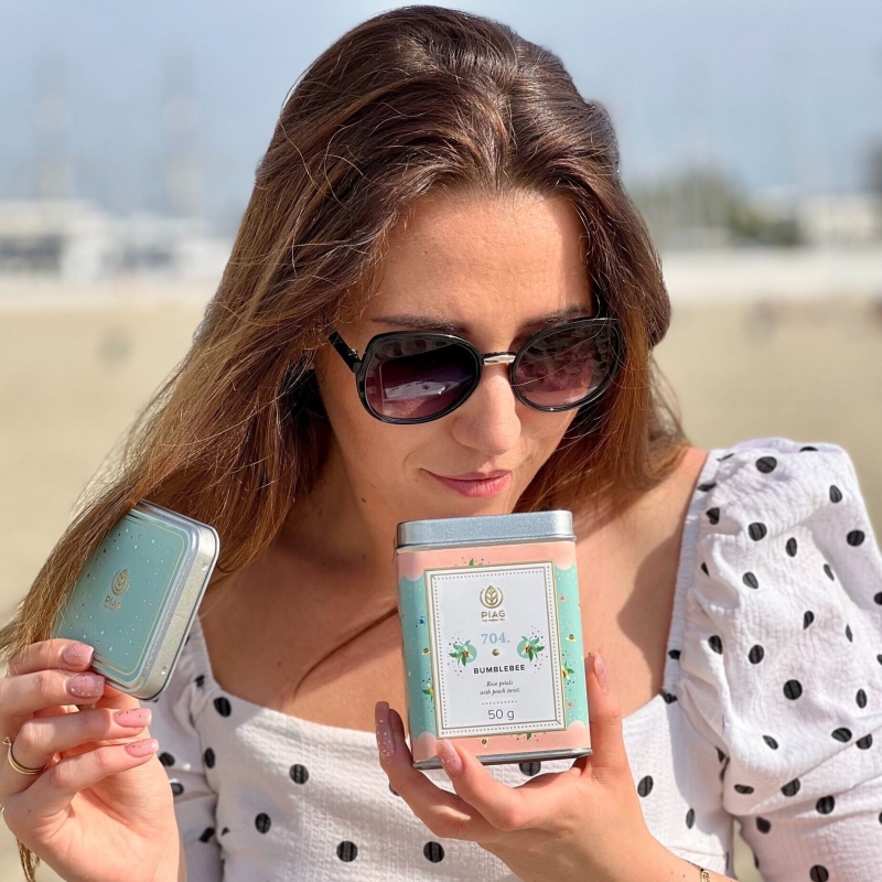 704.BumbleBee(50g) -Taiwanese oolong with peach and rose-Piag The Fresh Tea Piag the fresh Tea - 5