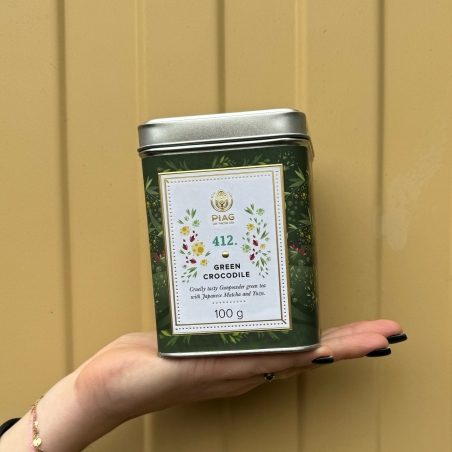 412.Green Crocodile ( puszka 100 g ) Piag The Fresh Tea Piag the fresh Tea - 7