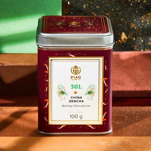 301.China Sencha Piag Tea- 100 g puszka Piag the fresh Tea - 5