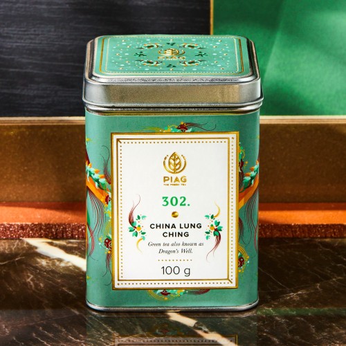 302.China Lung Ching Piag Tea- 100 g puszka Piag the fresh Tea - 5