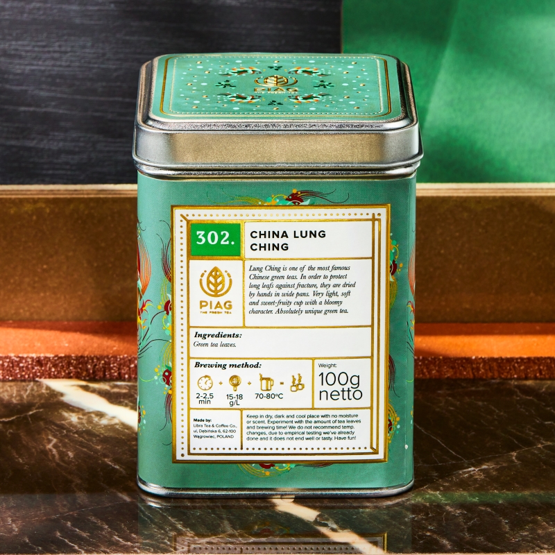 302. China Lung Ching (100g) - Chinese green tea Dragon's Well - PIAG The Fesh Tea Piag the fresh Tea - 6