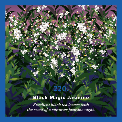 220. Black Magic Jasmine Piag Tea 250g torba Piag the fresh Tea - 1