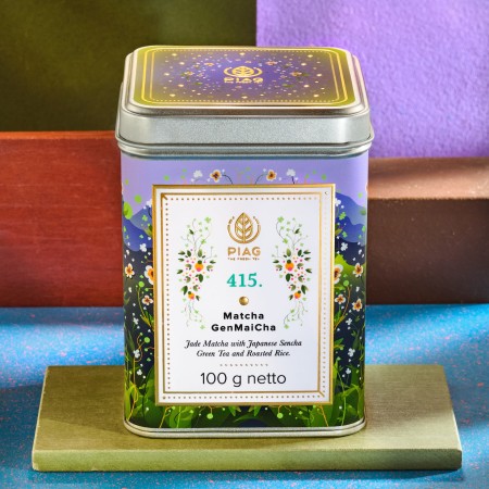 PIAG puszka- 415. Matcha Genmaicha 100g